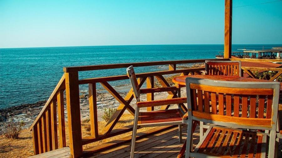 Zambak Holiday Village & Restaurant Superb Seafront Location ! Agios Georgios  Exterior foto